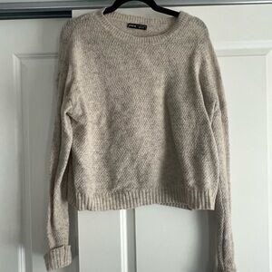 SHEIN Cream Knit Sweater